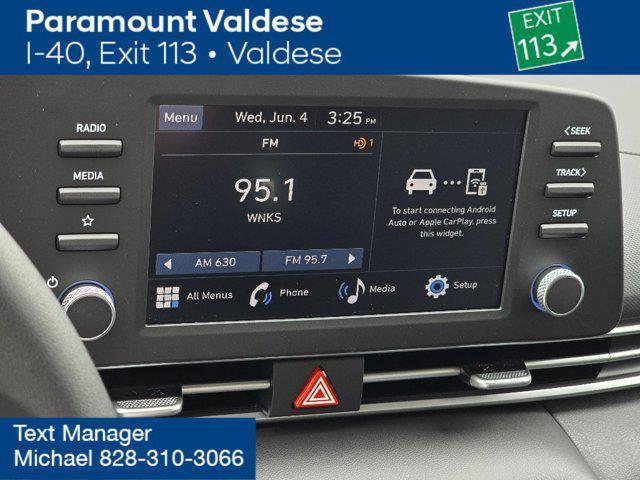new 2025 Hyundai Elantra car, priced at $23,945