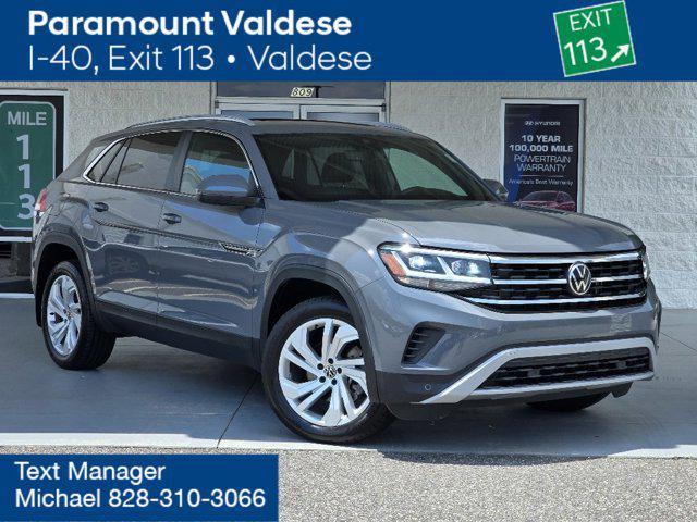 used 2021 Volkswagen Atlas Cross Sport car, priced at $25,993