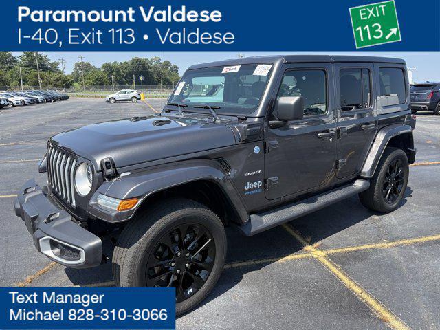 used 2021 Jeep Wrangler Unlimited 4xe car, priced at $33,485
