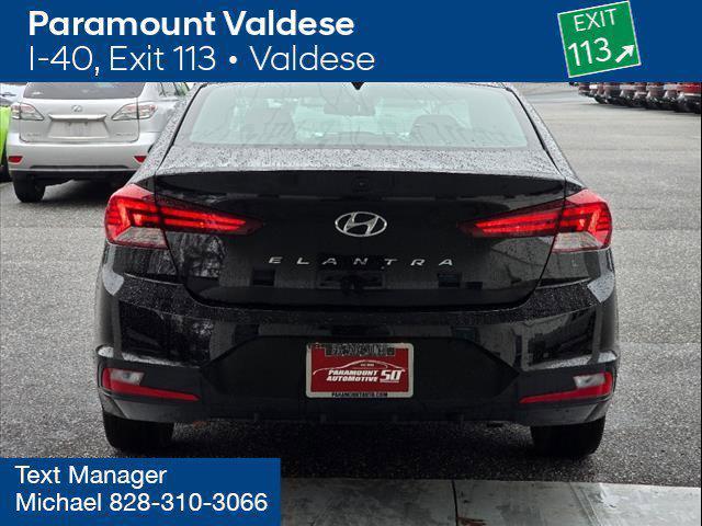 used 2019 Hyundai Elantra car, priced at $14,750