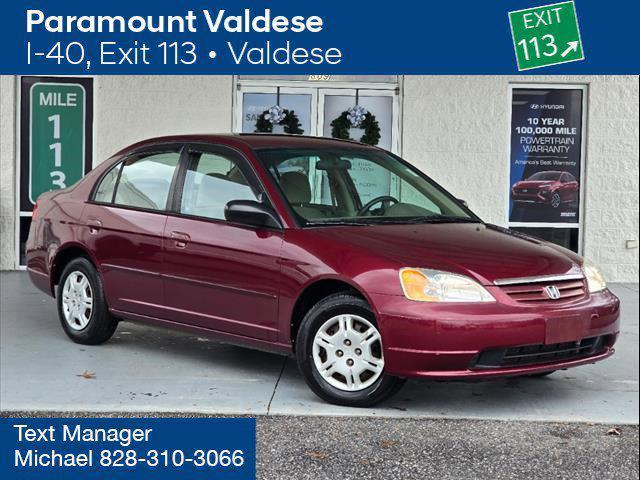 used 2002 Honda Civic car, priced at $9,000