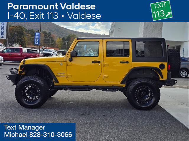 used 2015 Jeep Wrangler Unlimited car, priced at $20,750