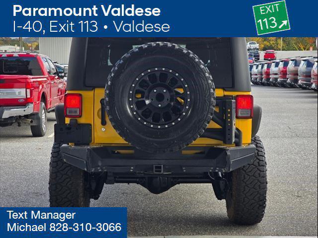 used 2015 Jeep Wrangler Unlimited car, priced at $20,750