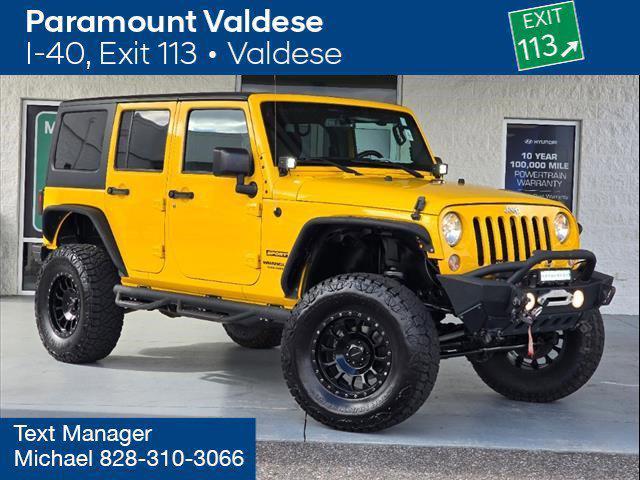 used 2015 Jeep Wrangler Unlimited car, priced at $20,750