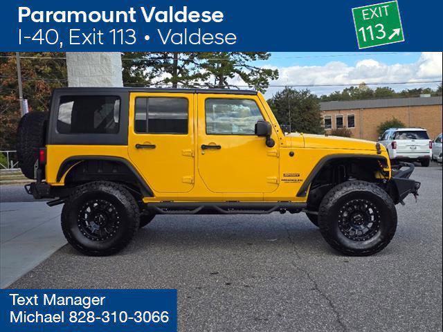 used 2015 Jeep Wrangler Unlimited car, priced at $20,750