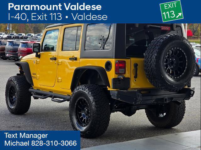 used 2015 Jeep Wrangler Unlimited car, priced at $20,750