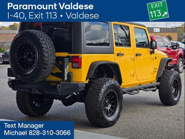 used 2015 Jeep Wrangler Unlimited car, priced at $20,750