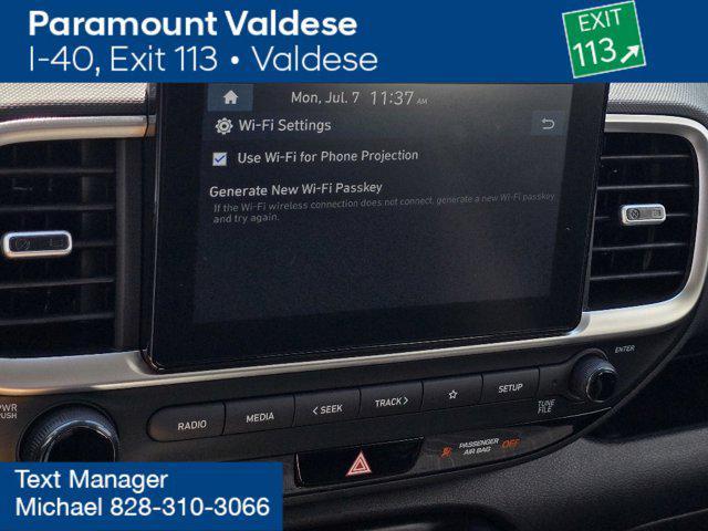 new 2025 Hyundai Venue car, priced at $22,230