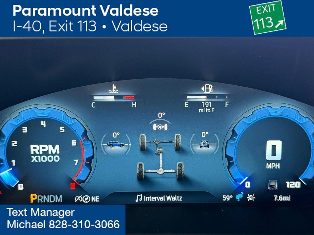 new 2025 Ford Bronco car, priced at $61,430