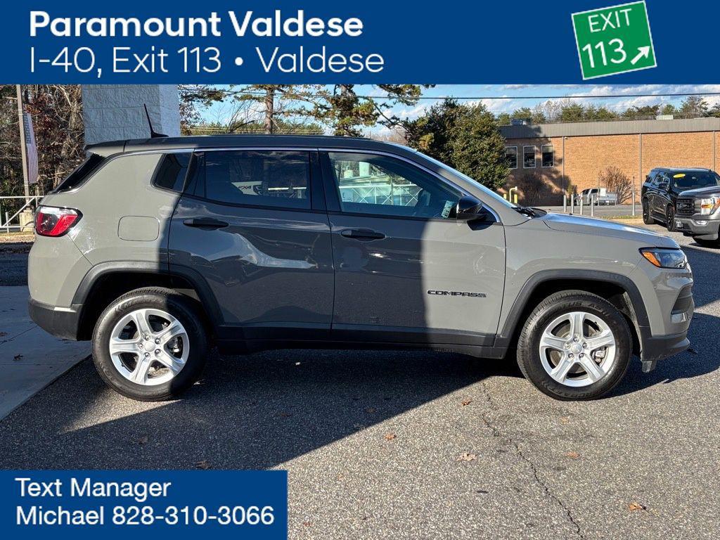 used 2023 Jeep Compass car, priced at $19,000