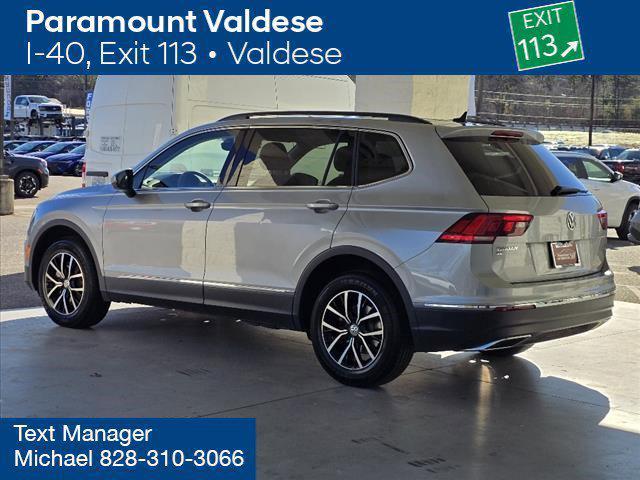 used 2021 Volkswagen Tiguan car, priced at $17,500