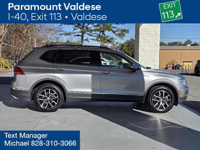 used 2021 Volkswagen Tiguan car, priced at $17,500