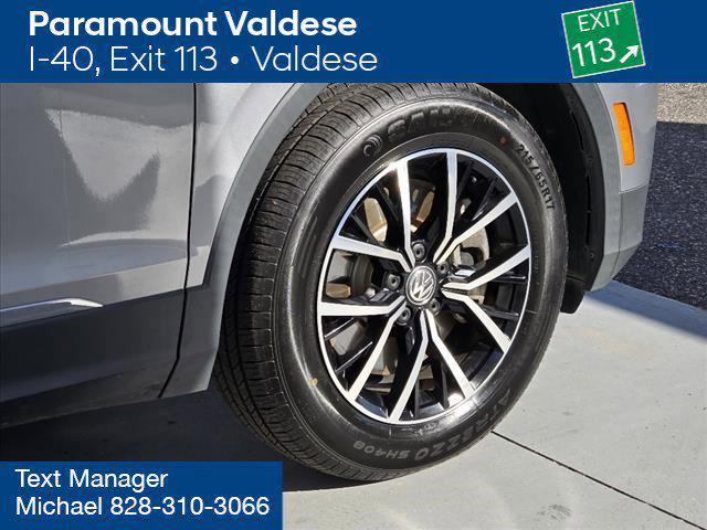 used 2021 Volkswagen Tiguan car, priced at $17,500