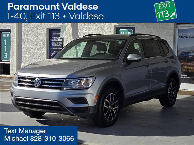 used 2021 Volkswagen Tiguan car, priced at $17,500