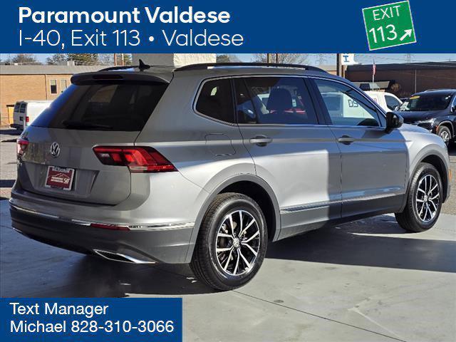 used 2021 Volkswagen Tiguan car, priced at $17,500