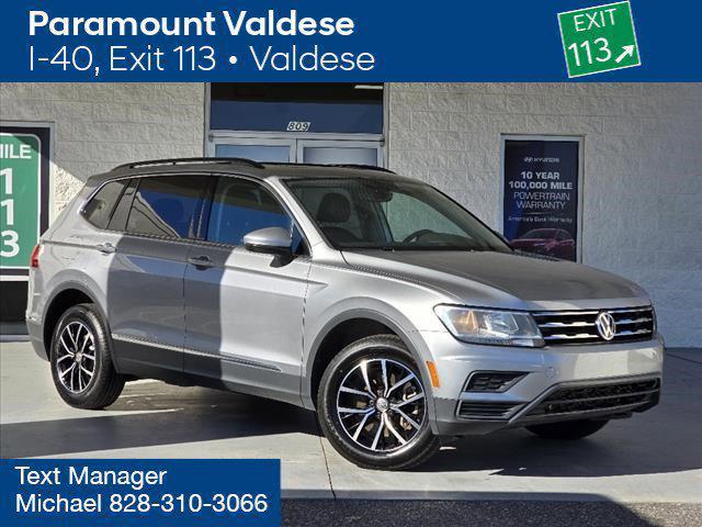 used 2021 Volkswagen Tiguan car, priced at $17,500