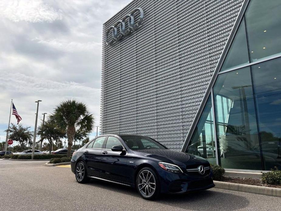 used 2020 Mercedes-Benz AMG C 43 car, priced at $36,500