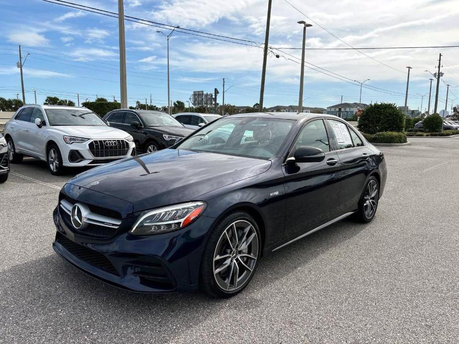 used 2020 Mercedes-Benz AMG C 43 car, priced at $36,500