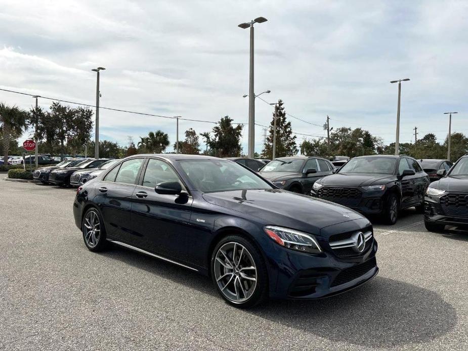 used 2020 Mercedes-Benz AMG C 43 car, priced at $36,500