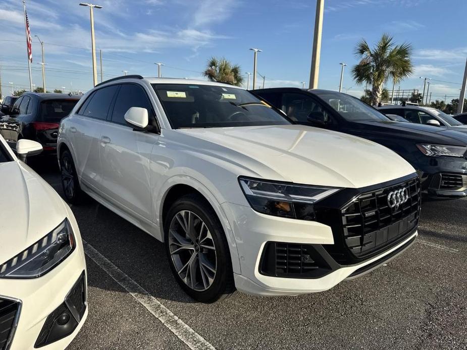 used 2021 Audi Q8 car, priced at $39,500