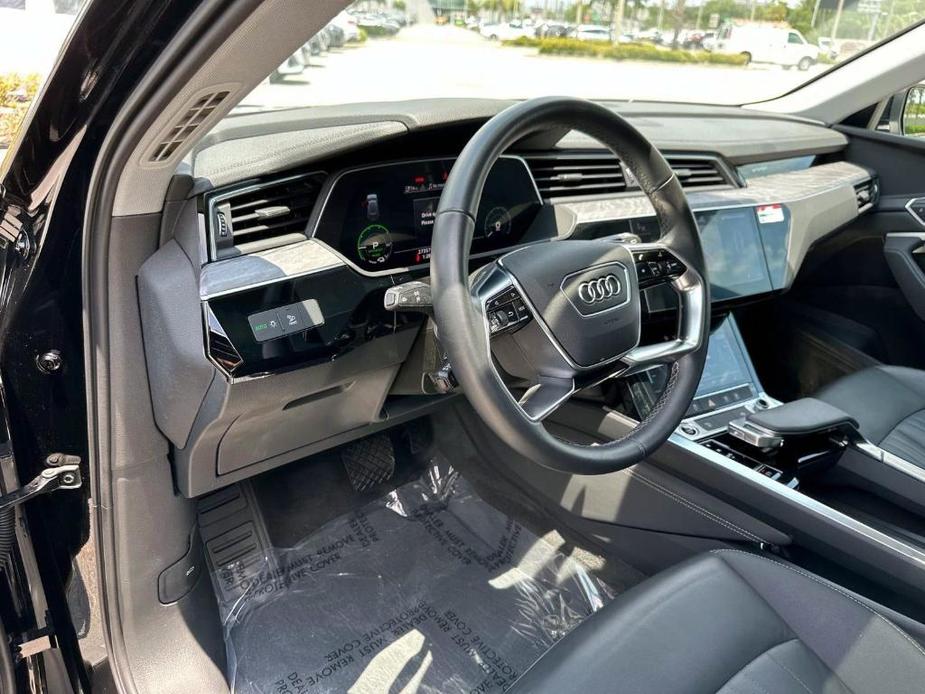 used 2021 Audi e-tron car, priced at $32,000