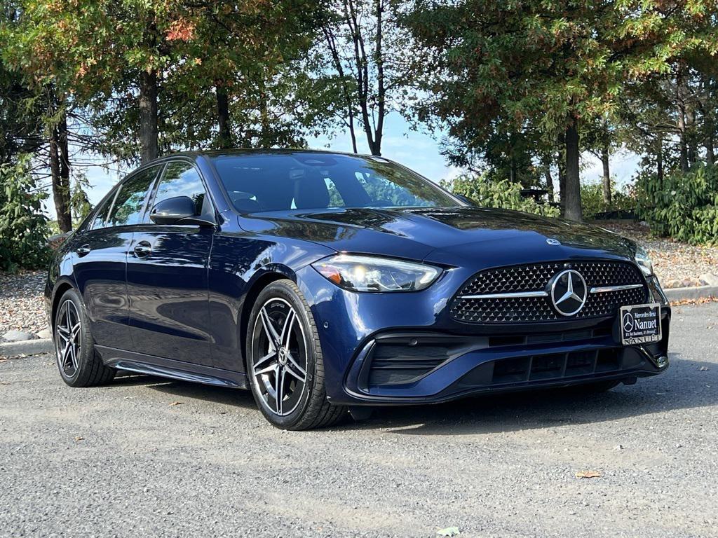 used 2022 Mercedes-Benz C-Class car, priced at $35,890