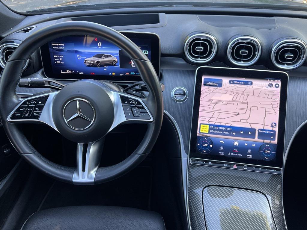 used 2022 Mercedes-Benz C-Class car, priced at $35,400