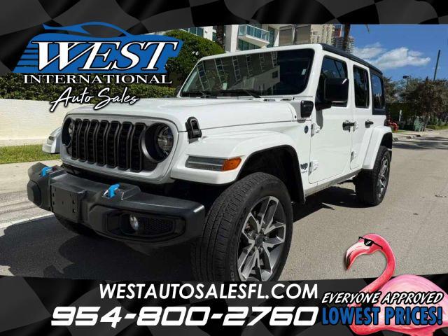 used 2024 Jeep Wrangler 4xe car, priced at $27,991