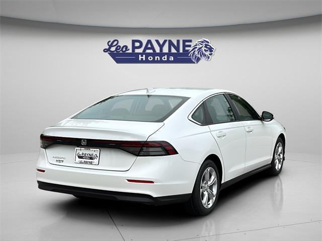 new 2025 Honda Accord car, priced at $29,445