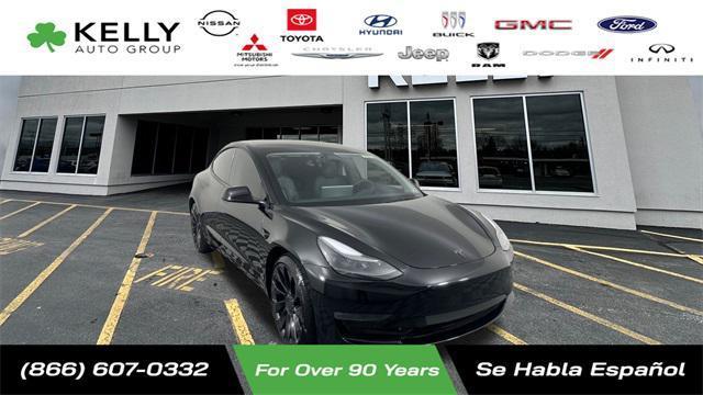 used 2023 Tesla Model 3 car, priced at $33,000