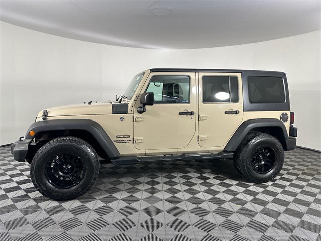 used 2016 Jeep Wrangler Unlimited car, priced at $18,688