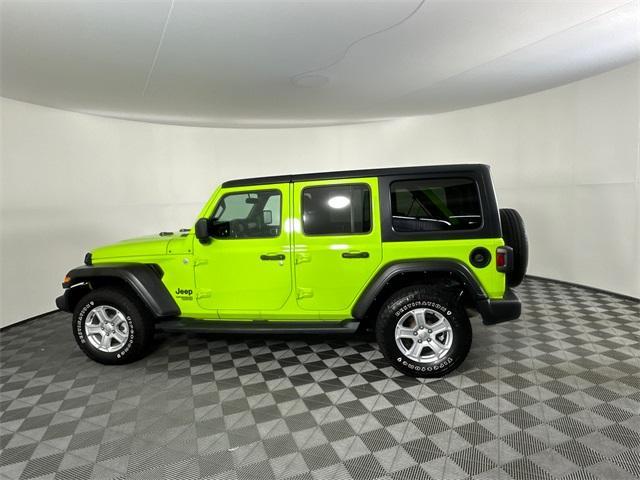 used 2021 Jeep Wrangler Unlimited car, priced at $30,798