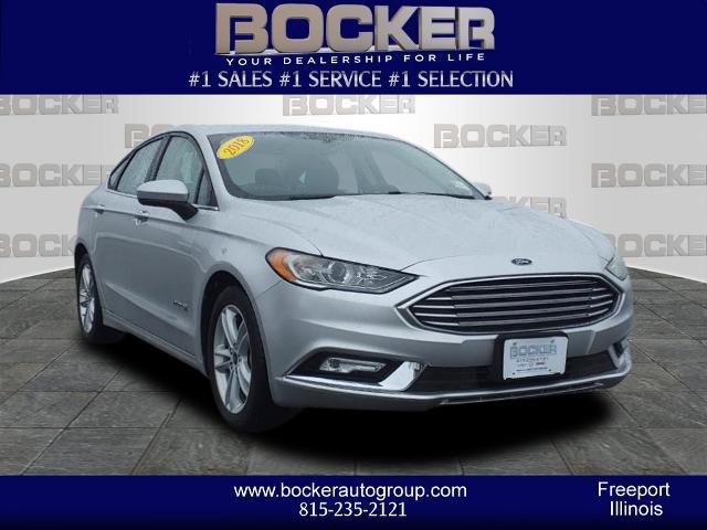used 2018 Ford Fusion Hybrid car, priced at $9,500