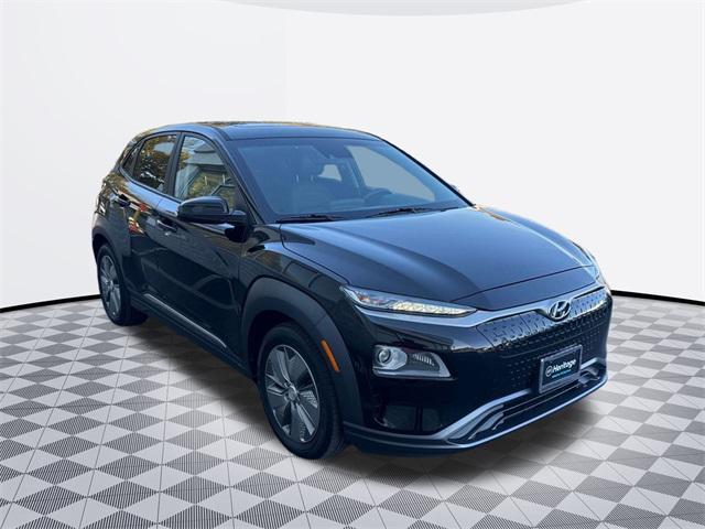 used 2021 Hyundai Kona EV car, priced at $22,000