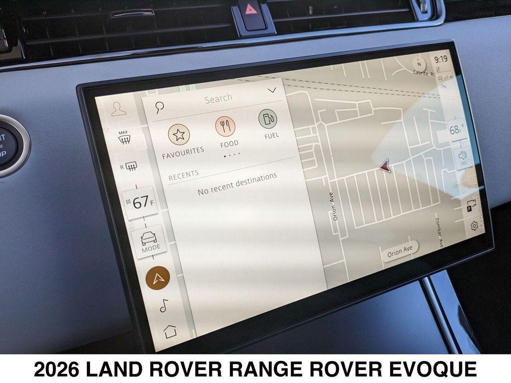 new 2026 Land Rover Range Rover Evoque car, priced at $57,605