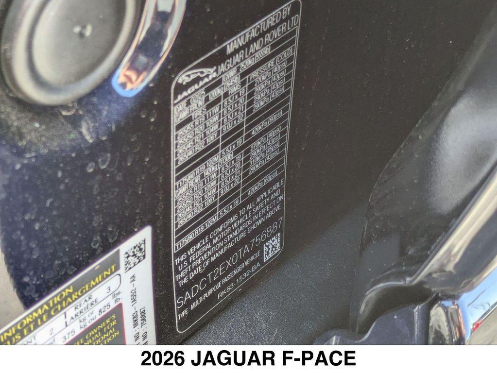 new 2026 Jaguar F-PACE car, priced at $67,683