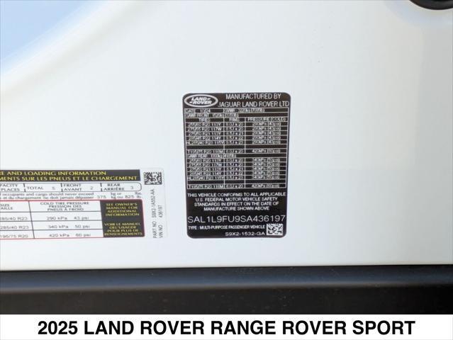 new 2025 Land Rover Range Rover Sport car