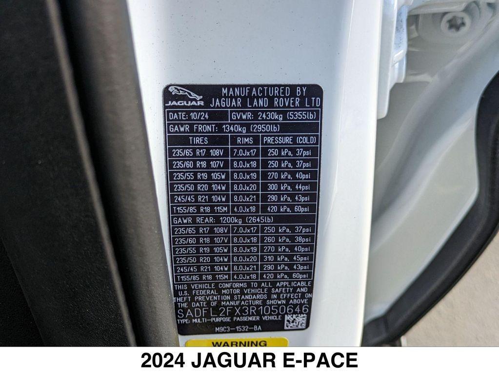 new 2024 Jaguar E-PACE car, priced at $53,718