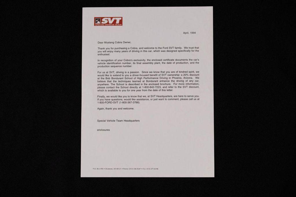 used 1993 Ford Mustang car, priced at $74,995