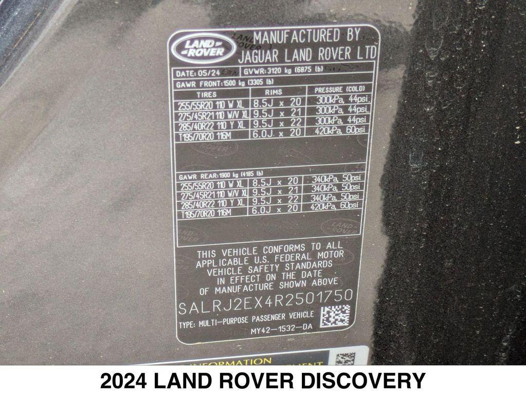 new 2024 Land Rover Discovery car, priced at $66,408