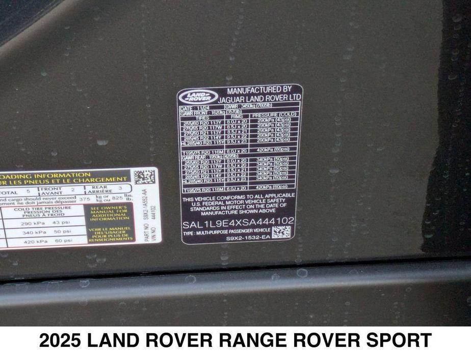 new 2025 Land Rover Range Rover Sport car