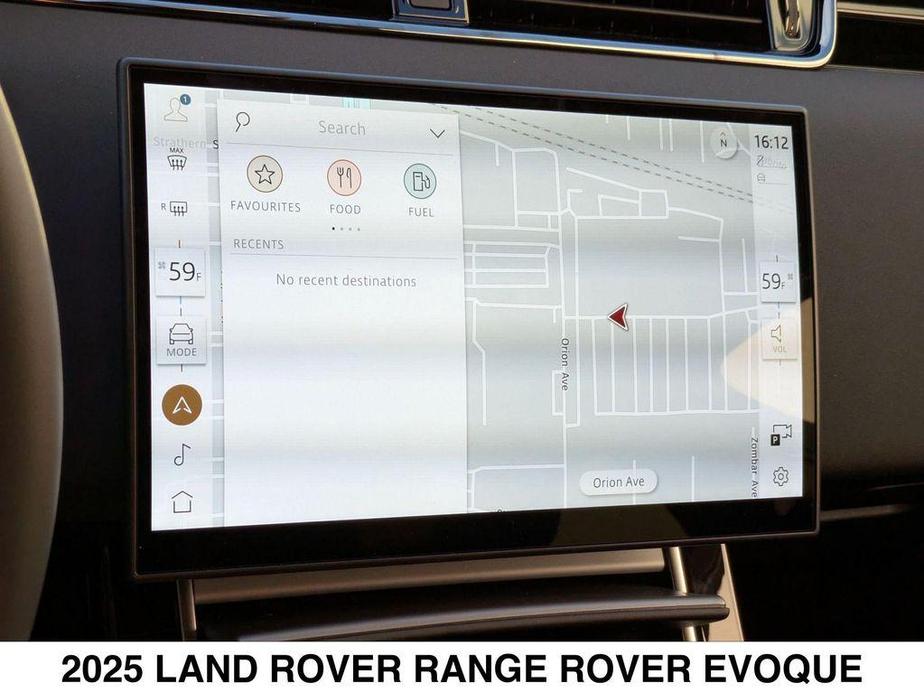 new 2025 Land Rover Range Rover Evoque car, priced at $54,205