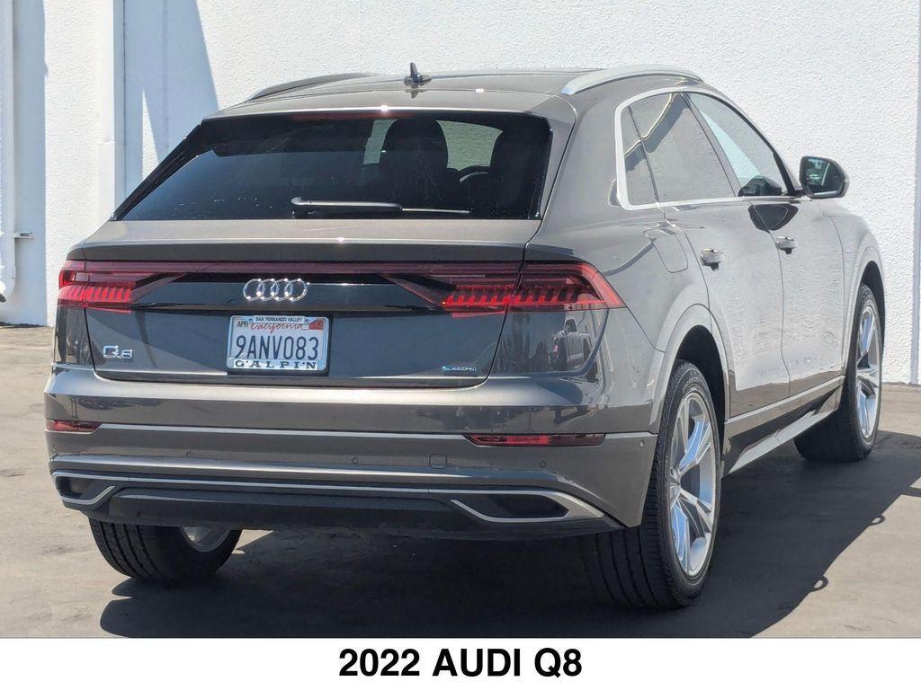 used 2022 Audi Q8 car, priced at $41,999