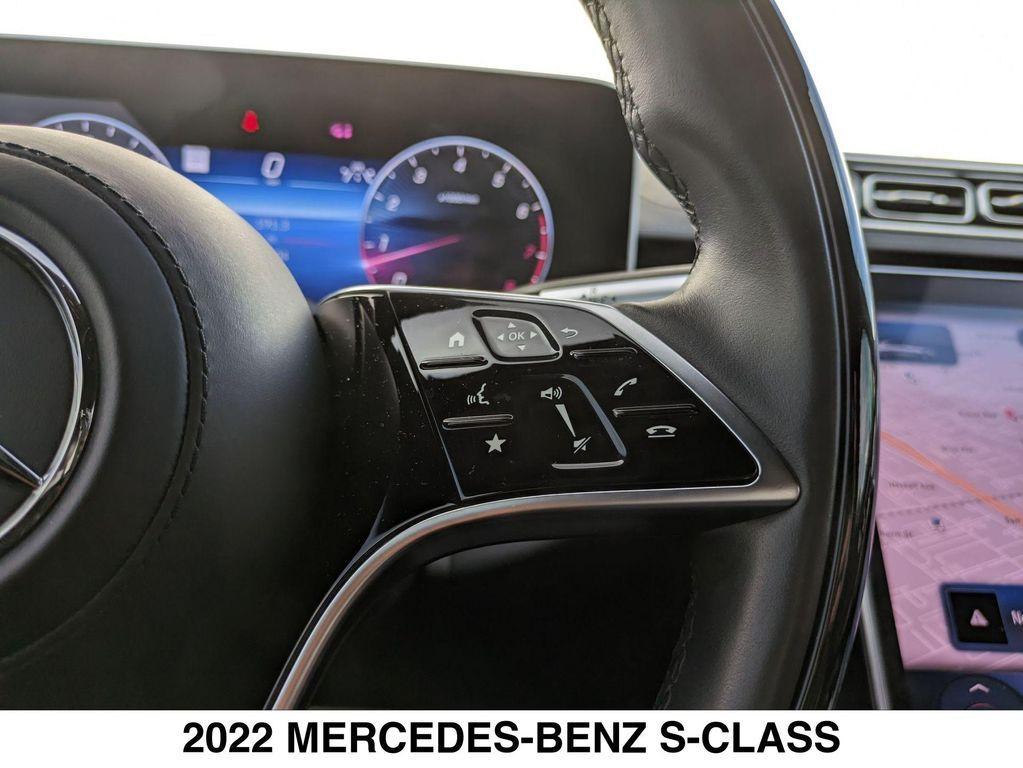 used 2022 Mercedes-Benz S-Class car, priced at $74,999