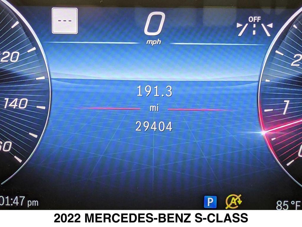 used 2022 Mercedes-Benz S-Class car, priced at $74,999