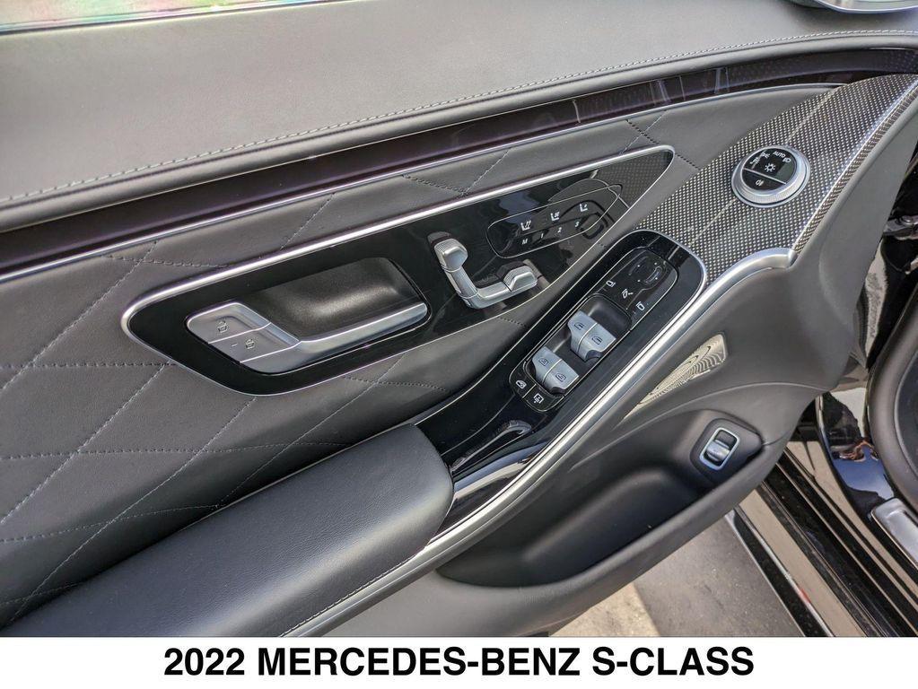 used 2022 Mercedes-Benz S-Class car, priced at $74,999