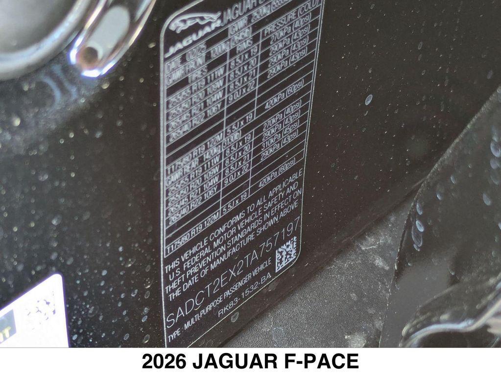 new 2026 Jaguar F-PACE car, priced at $67,163