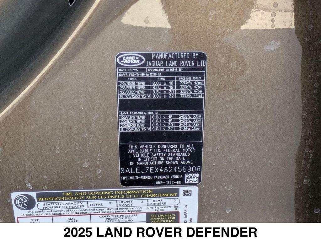 new 2025 Land Rover Defender car