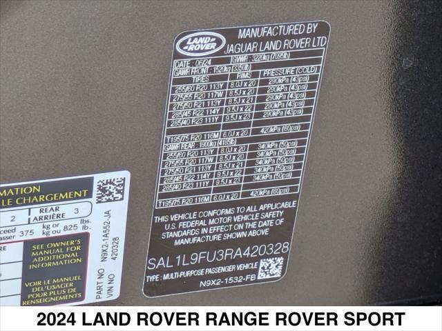 new 2024 Land Rover Range Rover Sport car