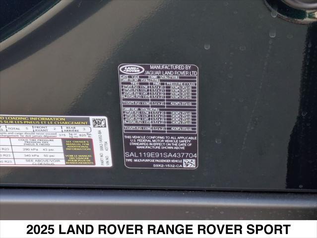 new 2025 Land Rover Range Rover Sport car